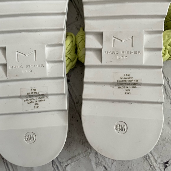 NWOT Marc Fisher Jaimee Espadrille Slide Sandal - Picture 7 of 9